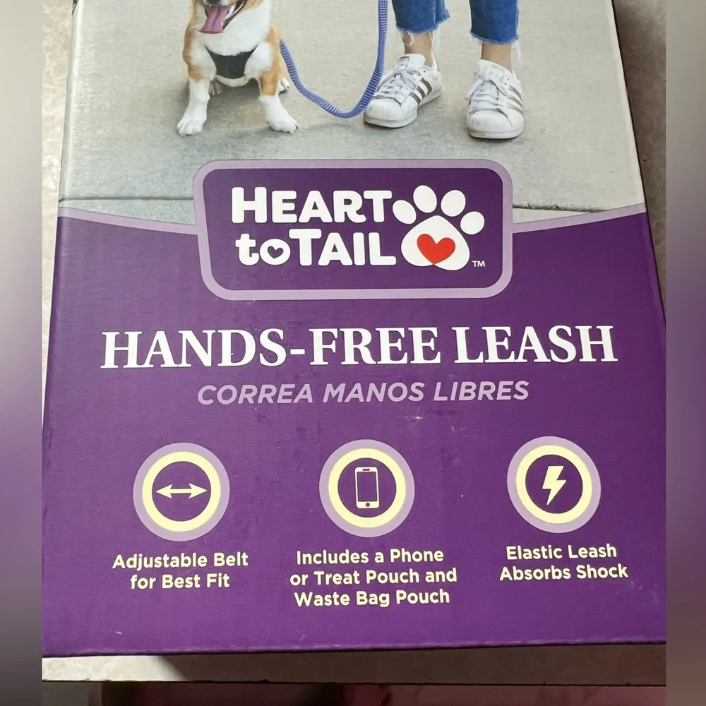 Dog Hands free leash with waist pouch